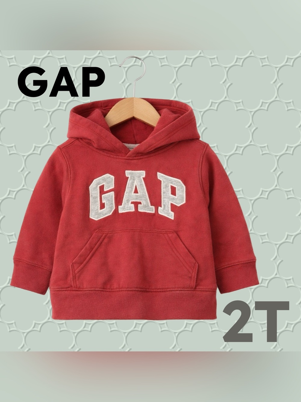 🇺🇸👍GUC GAP | 2T | Red Unisex toddler classic GAP hoodie so cozy & comfy